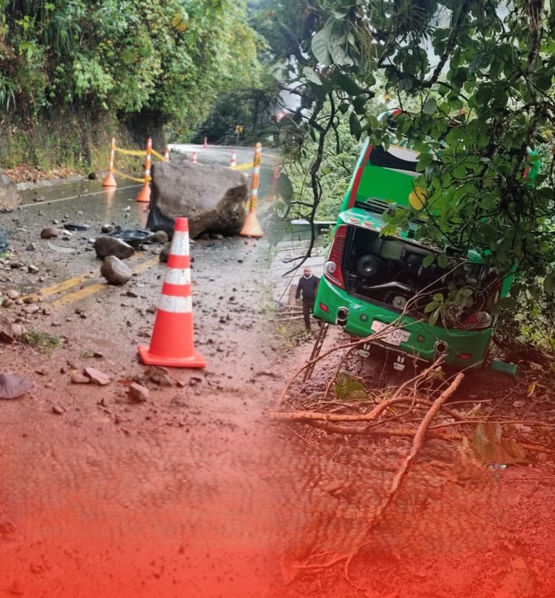 Conductor evita tragedia en vía Mutatá - Dabeiba